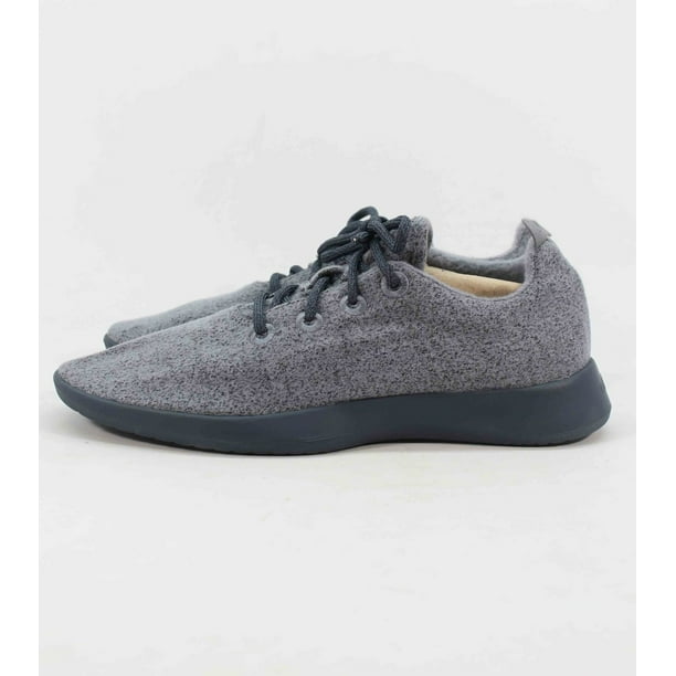 Allbirds Men's Wool Runners Light Grey/Blue Comfort Shoes FLSAMP